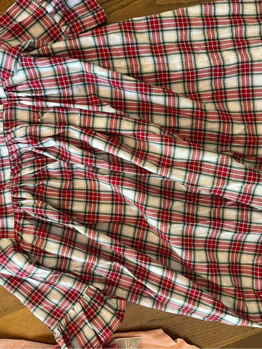 Shrimp and Grits Kids Red Plaid dress- Classic Girls' Christmas Dress